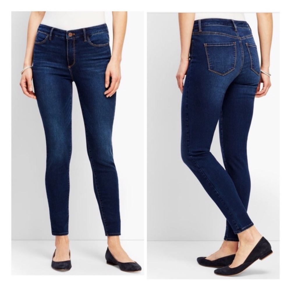 Talbots High Waist Jeans Petite Stretch Size 4